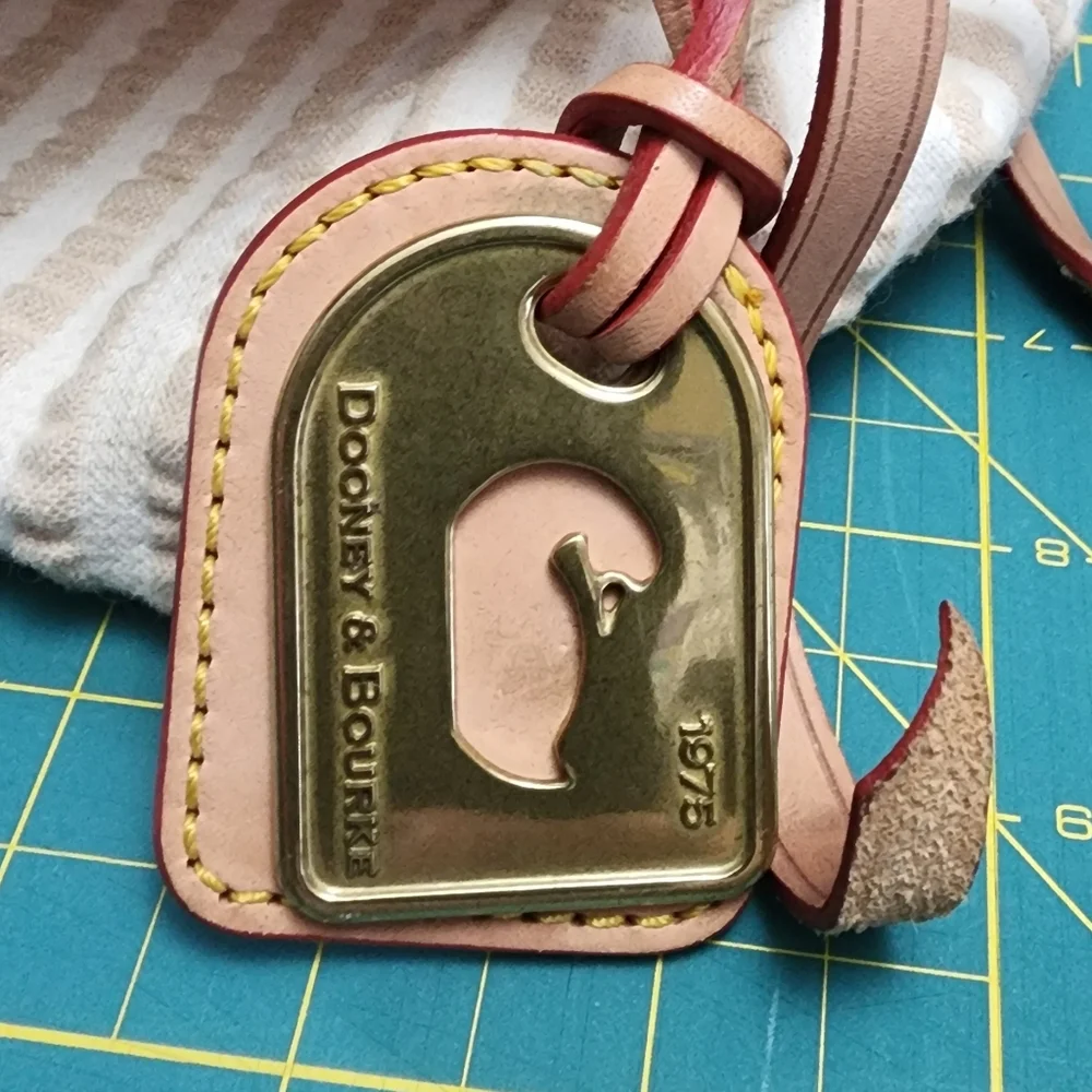 Dooney & Bourke Y2K Seersucker Satchel/Tote - Picture 6 of 16